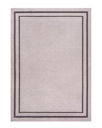 Jonathan Y Designs Jonathan Y Sloane Classic 2-Stripe Border Washable Chenille Area Rug