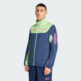 adidas adidas Performance Mens BMW Berlin-Marathon 2025 Legends Jacket - Navy - Size X-Large