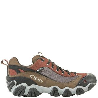 Oboz Footwear Mens Firebrand Ii Low Waterproof Hiking Shoe In Earth