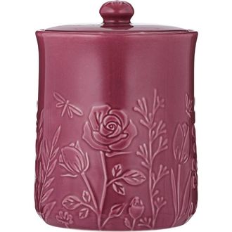 Mason Cash In The Meadow Medium Storage Crock, 7 x 5 in Purple at Nordstrom