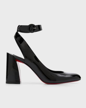 Christian Louboutin 85mm Miss Sab Patent Pumps