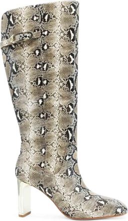 Liu Jo Heeled Boots - Dames - Laarzen met Hak - Beige - 38 EU - Schoenen
