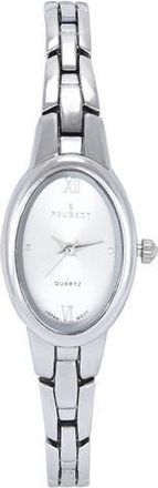 Peugeot Modern Oval Link Bracelet Watch- 30x25MM in Silver at Nordstrom