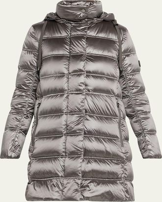 Bogner Lynn Down Coat with Detachable Hood