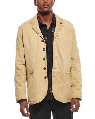 John Varvatos Ward Suede Blazer