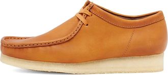 Clarks Wallabee Tan Waxy Leather - male - Clarks - Laced Shoes - Brown - 6 UK - Shoes