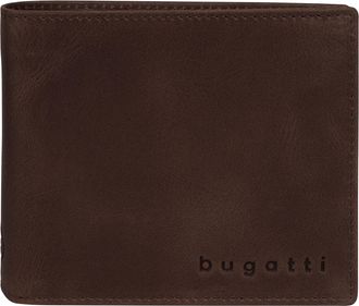 Bugatti Geldb&ouml;rse BUGATTI VOLO, Herren, braun, Leder, unifarben, Kleinlederwaren Geldb&ouml;rse, echt Leder