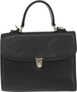 Burberry Pre-owned Handbags, female, Black, Size: ONE SIZE Pre-owned Handbag