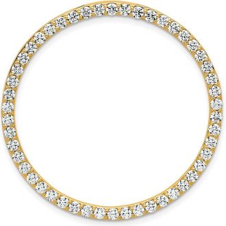 Diamond2Deal 14k Gold Lab Grown Diamond Pendant (2ct, VS, G-H)