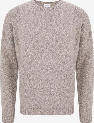 04651/ Strickpullover mit Rundhalsausschnitt Chiné