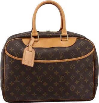 Louis Vuitton Deauville Monogram Canvas Brown Canvas Handbag (Pre-Owned)