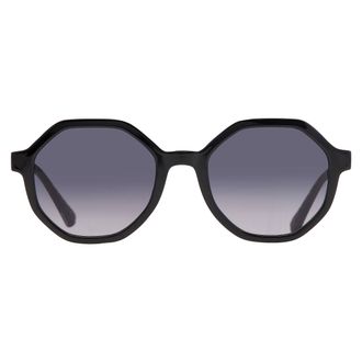 Moschino Grey Gradient Geometric Ladies Sunglasses MOL076/S 0807/9O 52