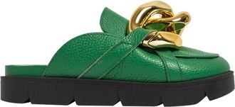 L37 Stijlvolle schoenen en accessoires - Dames - Slip ons - Groen - 36 EU - Schoenen