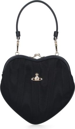 Vivienne Westwood Belle Heart Frame Handbag - Black