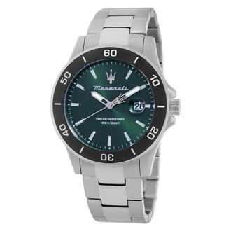 Maserati Competizione Quartz Green Dial Mens Watch R8853100038