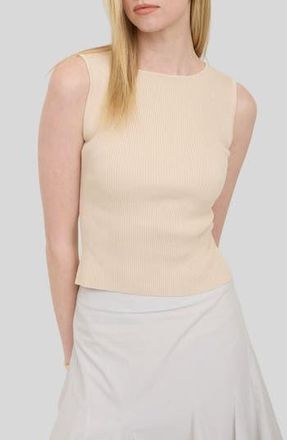 Blu Pepper Sleeveless Knit Top in Light Khaki at Nordstrom Rack, Size Medium