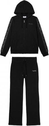 Freddy Tuta Sportiva Donna con Zip, Cappuccio e Bande Logo