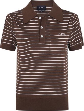 A.P.C. Polo Shirts - Dames - Polos - Bruin - M - Tops