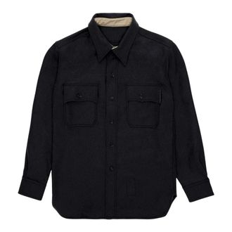 Fortela Overshirt con bottoni - - Shirts - Uomo - Blu - S
