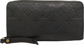 Louis Vuitton Noir Long Wallet (Bi-Fold) (Pre-Owned)