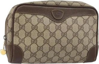 Gucci Pre-owned Clutches, female, Beige, Size: ONE SIZE Pre-owned Plastic Clutch