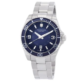 Victorinox by Swiss Army Maverick Quartz Blue Dial Mens Watch 242007