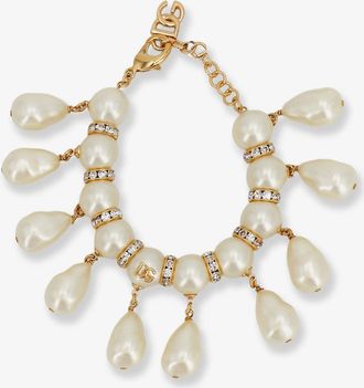 Dolce & Gabbana Bracciale Everyday con pendente logo DG - DOLCE & GABBANA - gender_Woman