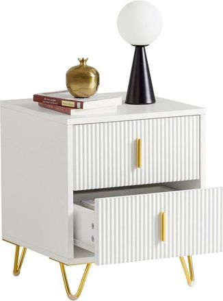 SoBuy Sobuy - Side Table End Table Sofa Table Bedside Table Nightstand,FBT115-W