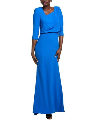 Badgley Mischka Blouson Gown