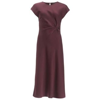 Swing Swing, Dames, Jurken, Rood, Maat: 2XL Satijn