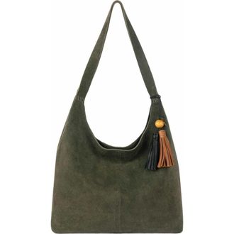 The Sak Huntley Hobo Bag in Moss Suede at Nordstrom
