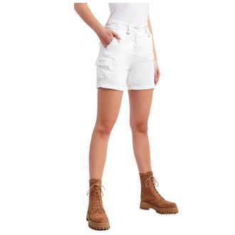 Aeronautica Korte Broeken, Dames, Wit, S, Katoen, Cargo Short