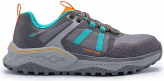 Avenger Womens Aero Trail Ct Safety Toe Work Shoe In Grey/aqua