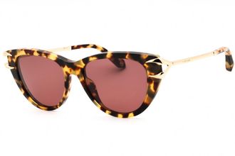 Roberto Cavalli SRC031 0777 Matte Yellow Havana/Mauve
