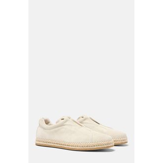 Scarosso Thiago Espadrilles in Ivory - Suede at Nordstrom, Size 40.5