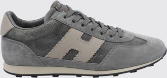 Hogan Sneaker H699 in pelle di vitello e suede con suola dentellata