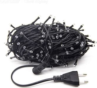 OEM Guirnalda De Luces Navide&ntilde;as Para Exteriores De 20 Metros, Compuesta Por 200 Led De Luz Blanca Fr&iacute;a, Ideal Para Decorar Bodas, Jardines, Ventanas Y Ha