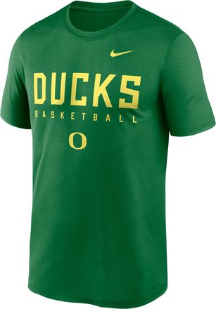 Nike Oregon Courtside Basketball Legend Nike Mens Dri-FIT College T-Shirt in Green | 02TI30DUON-8TZ