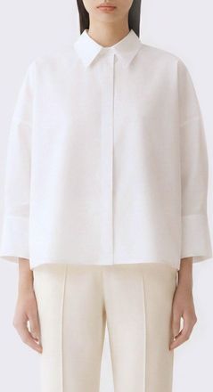 Fabiana Filippi Camicia oversize Fabiana Filippi in cotone con filo diamante