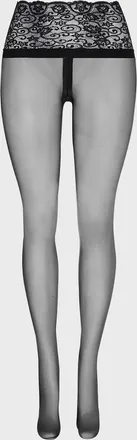 Commando Sexy Sheer Lace-Waist Tights