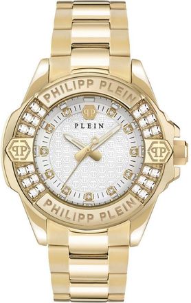 Philipp Plein Gold Stainless Steel Dress Womens Watch