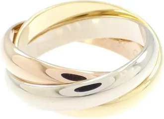 Cartier Trinity Yellow Gold (18K) Pink Gold (18K) White Gold (18K) Band Ring (Pre-Owned)