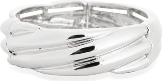 Nordstrom Rack Rib Stretch Bracelet in Silver at Nordstrom Rack