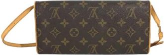 Louis Vuitton Pre-owned Vintage Monogram Pochette - unisex - Vintage Schoudertas - Bruin - ONE Size - Leer - Vintage
