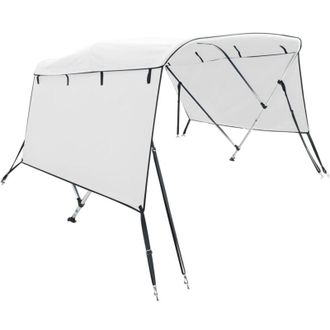 vidaXL Toldo Bimini 4 Arcos Con Paredes Laterales 243x(200-213)x137 Cm Vidaxl