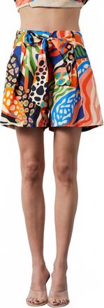 Ciebon Joie Pintuck Shorts In Multi