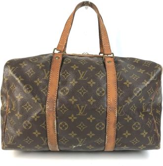 Louis Vuitton Monogram Brown Monogram Boston Bag Handbag Tote Bag (Pre-Owned)