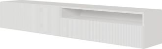 Selsey Selsey - Veldio - Mueble Tv Colgante Con Compartimento Abierto, Blanco 175 Cm