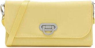 Baggallini Coastal Flip Lock Rfid Phone Wallet Crossbody Cross Body Womens Handbags Butter Yellow, Nylon