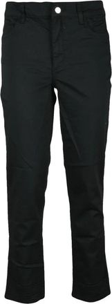 Liu Jo Cropped Broeken - Dames - Vrijetijds broeken - Zwart - W30 - Katoen - Broeken
